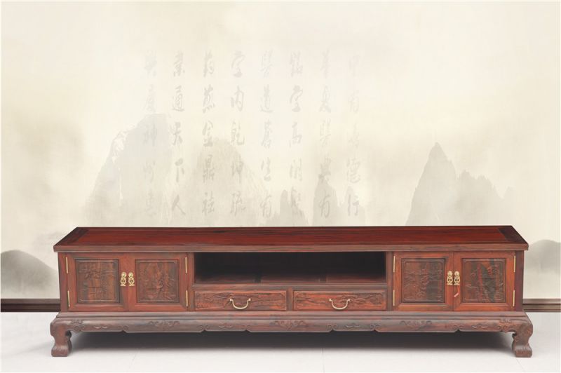 四门两抽电视柜